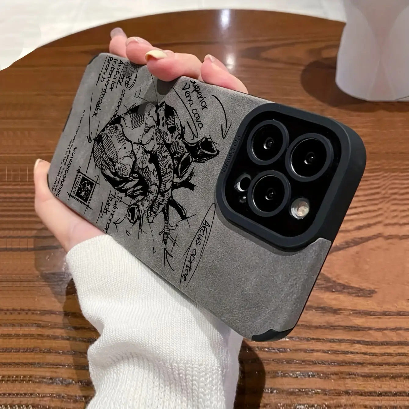 Heart Analysis Flip Faux Leather Case for iPhone 15/15Plus/15Pro/15ProMax, for iPhone 14/14Plus/14Pro/14Pro/14ProMax, for iPhone 13/13Pro/13ProMax, for iPhone 12/12Pro/12ProMax, for iPhone 11/11/11Pro Max/for iPhone 7/8/for iPhone x/xs Full Coverage Shock
