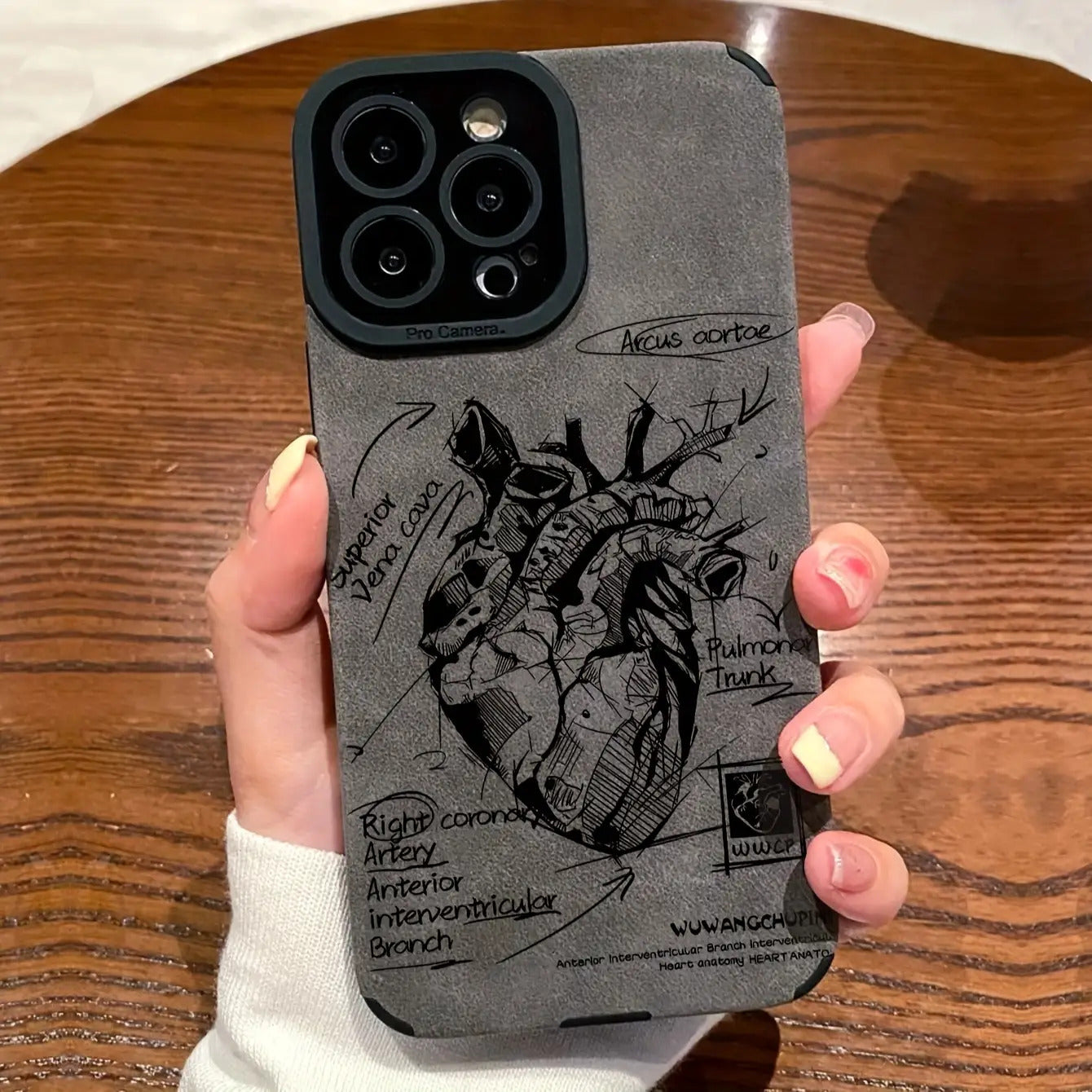 Heart Analysis Flip Faux Leather Case for iPhone 15/15Plus/15Pro/15ProMax, for iPhone 14/14Plus/14Pro/14Pro/14ProMax, for iPhone 13/13Pro/13ProMax, for iPhone 12/12Pro/12ProMax, for iPhone 11/11/11Pro Max/for iPhone 7/8/for iPhone x/xs Full Coverage Shock