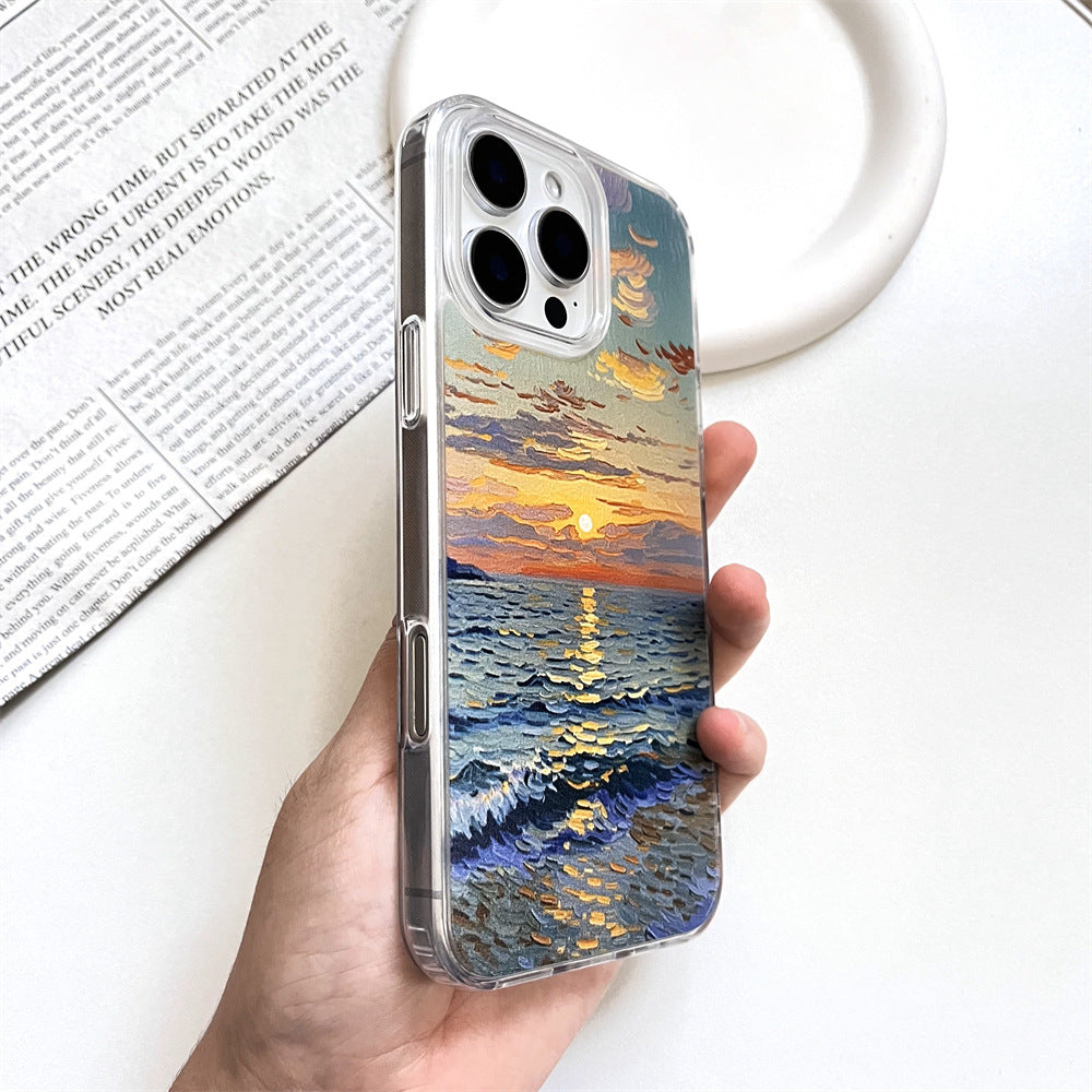 Artistic Oil Painting Sunset by the Sea | 052