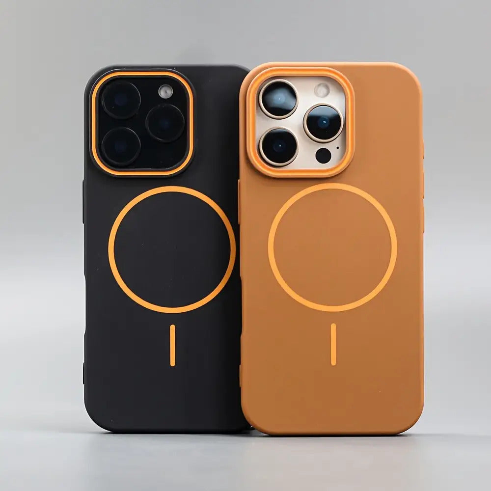 The New Upgrade Soft TPU Matte Magnetic Wireless Charging Phone Case Sutible for iPhone 16 15 14 13 12 11 Pro Max Plus Featuring A Luxurious Shockproof Back Cover Accessory