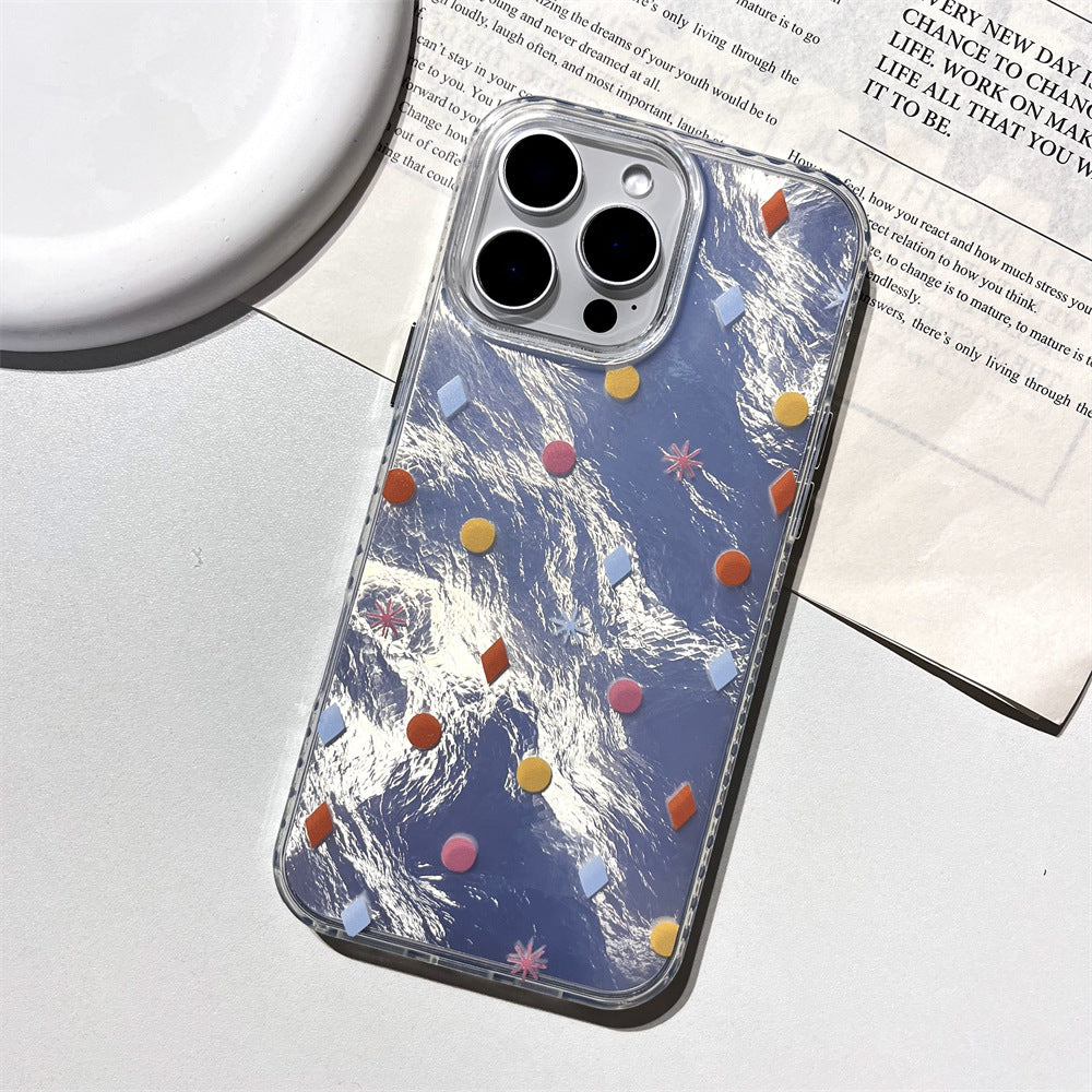 Colorful geometric polka dots | 091