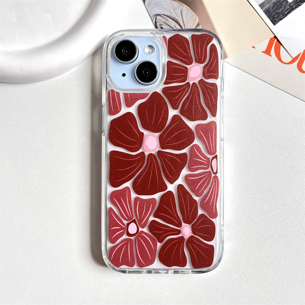 Screen full of large red flowers | 109