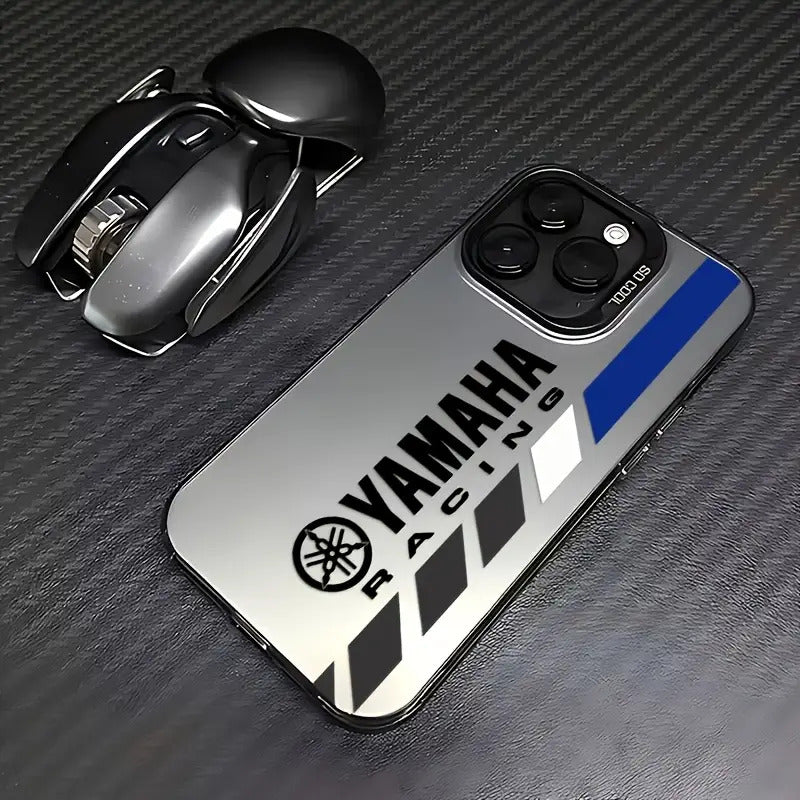 1 Stylish Luxury Motorcycle Racing IMD Shockproof Anti-Slip Phone Case, Compatible with iPhone 16/11/13/15/15 Plus/15 Pro/15 Pro Max/12/14 Pro Max/11 Pro Max/12 Pro/12 Pro Max/13 Pro/13 Pro Max/14 Pro/14 Plus - Matte Black Back Cover ~IMD Material - Speed