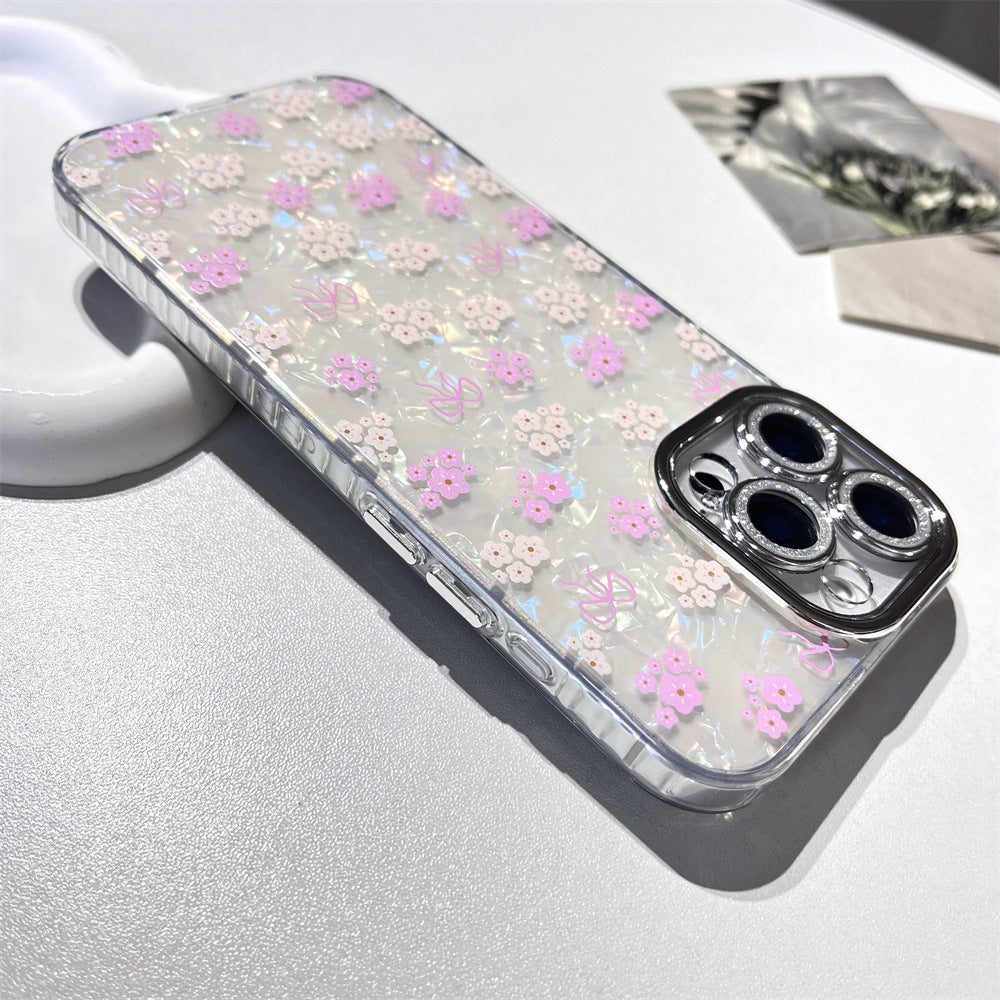 Pink cherry blossom bow | 121