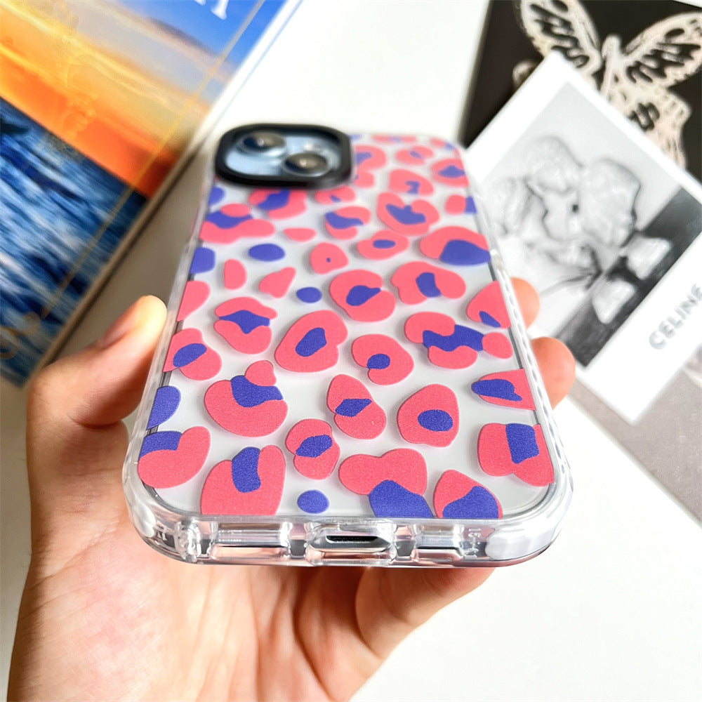 Pink Blue Leopard Print | 028