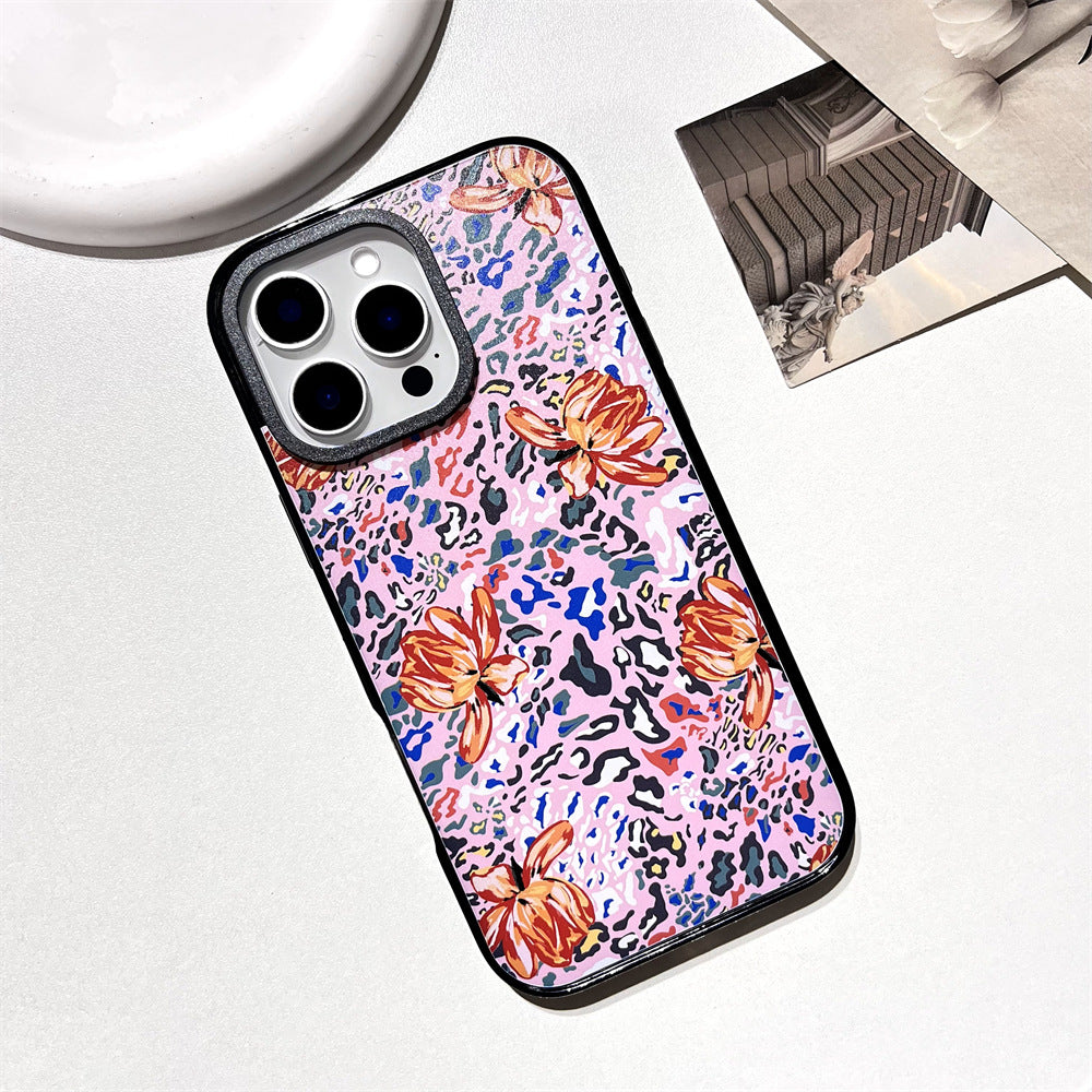 Abstract leopard print flowers | 075