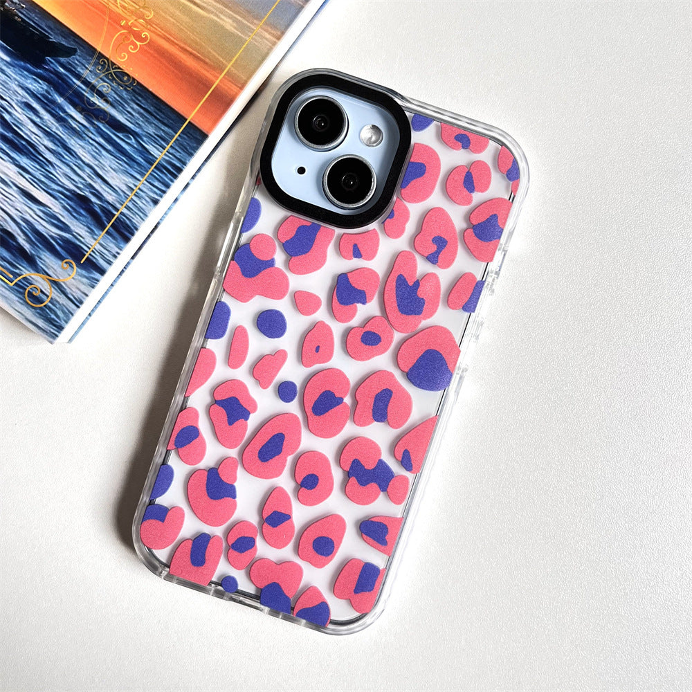 Pink Blue Leopard Print | 028