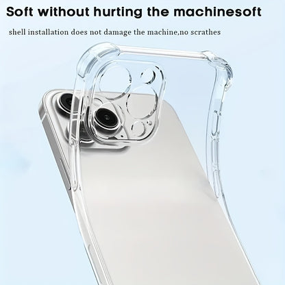 [Clear Bumper Case] Shock-Resistant Clear Bumper Case for iPhone Models 16, 15, 14, 13, 12, 11 Pro Max, X, Xs Max, Xr, 8, 7 Plus | High-End TPU Protection