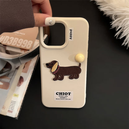 Embroidered Dachshund Dog Set | 128