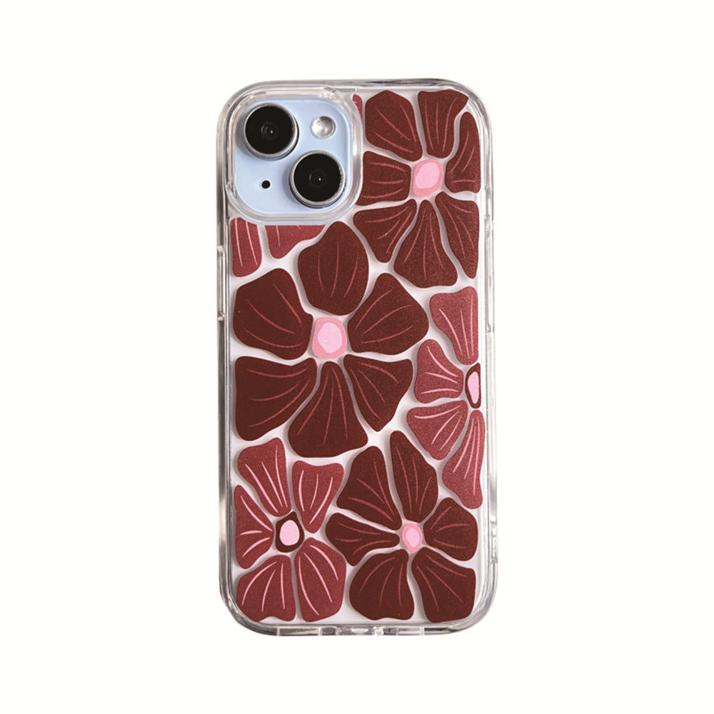 Screen full of large red flowers | 109
