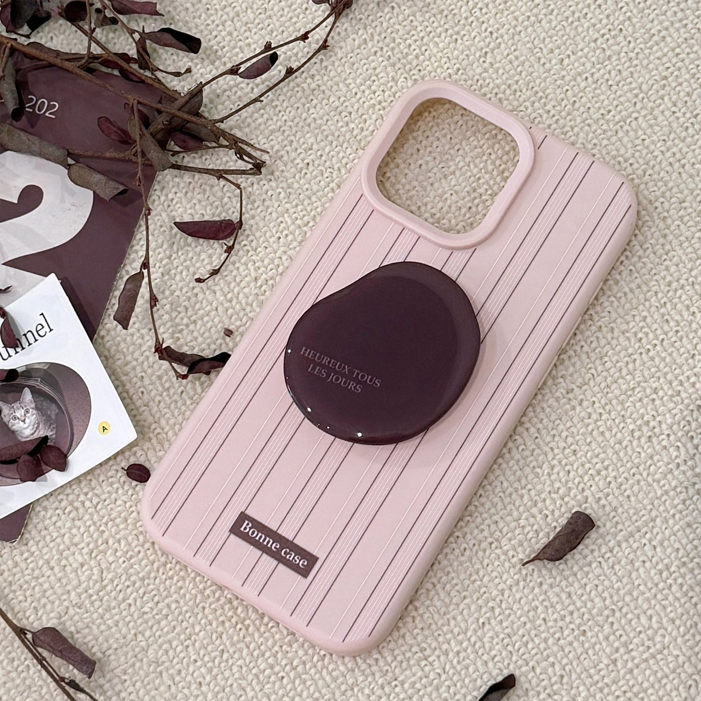 Pink and brown stripes | 134