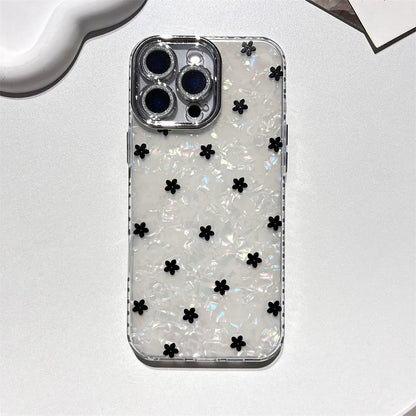 Elegant Black Small Flower | 085