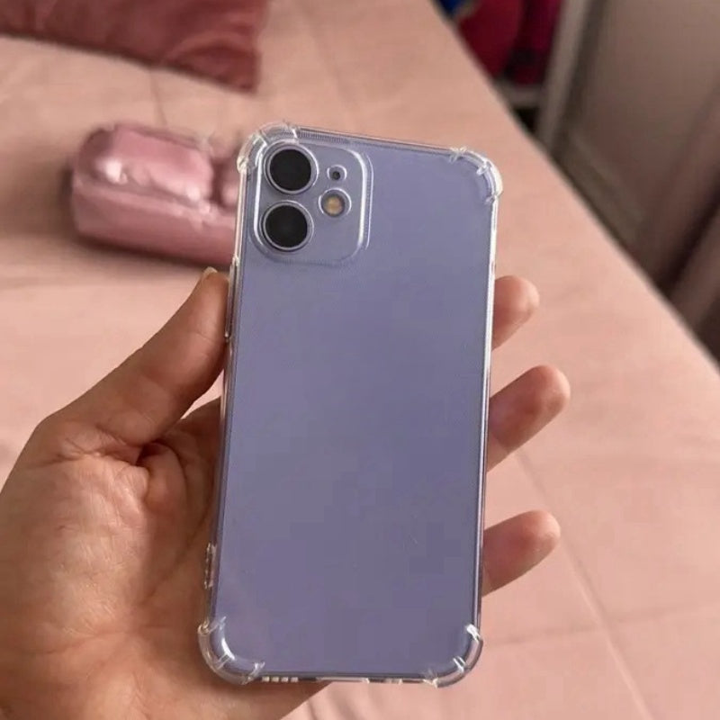 [Clear Bumper Case] Shock-Resistant Clear Bumper Case for iPhone Models 16, 15, 14, 13, 12, 11 Pro Max, X, Xs Max, Xr, 8, 7 Plus | High-End TPU Protection
