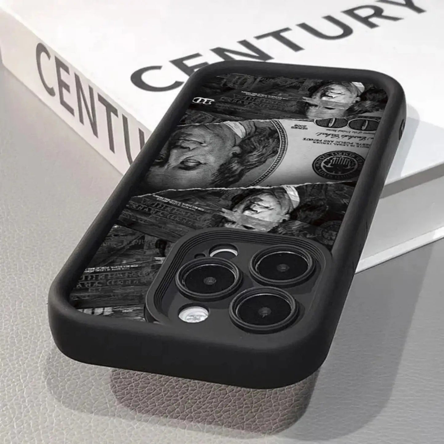 for iPhone 16 Deconstructed dollar phone case Franklin anti-fall case Wrong version printing ins style Multi-camera compatible with trendy people Digital currency concept accessories Put on a high-end coat for your beloved mobile phone, and also let your