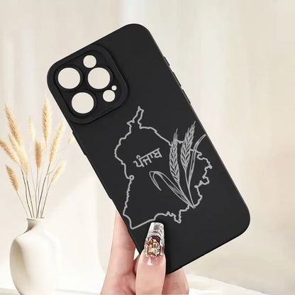 Creative Hot-Selling Map Pattern Soft Black Phone Case, Suitable for iPhone 16/15/14/13/12/XS/XR/X/7/8 Plus/Pro/Max/Mini, Perfect as a Gift for Boyfriend/Girlfriend or Family Members