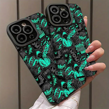 Cartoon Anime Boy Pattern Phone Case for iPhone 15/15Plus/15Pro/15ProMax, iPhone 14/14Plus/14Pro/14ProMax, iPhone 13/13Pro/13ProMax, iPhone 12/12Pro/12ProMax, iPhone 11/11pro/11Pro Max/iPhone 7/8/iPhone x/xs Dirt-resistant and anti-fall with high appearan