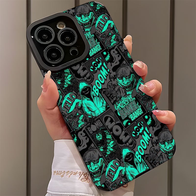 Cartoon Anime Boy Pattern Phone Case for iPhone 15/15Plus/15Pro/15ProMax, iPhone 14/14Plus/14Pro/14ProMax, iPhone 13/13Pro/13ProMax, iPhone 12/12Pro/12ProMax, iPhone 11/11pro/11Pro Max/iPhone 7/8/iPhone x/xs Dirt-resistant and anti-fall with high appearan