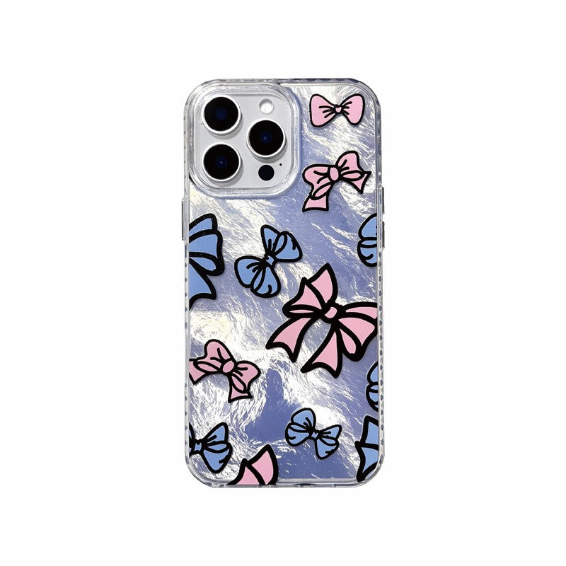 Pink and blue bow | 081