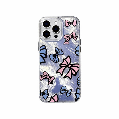 Pink and blue bow | 081