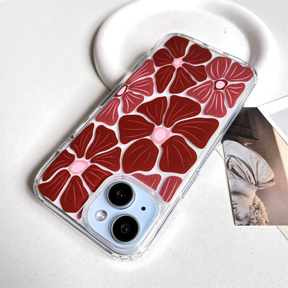 Screen full of large red flowers | 109