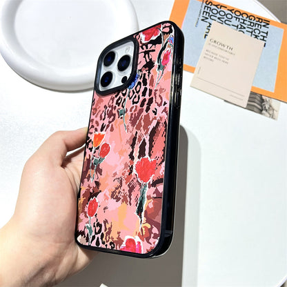 Brown leopard print tulip | 071