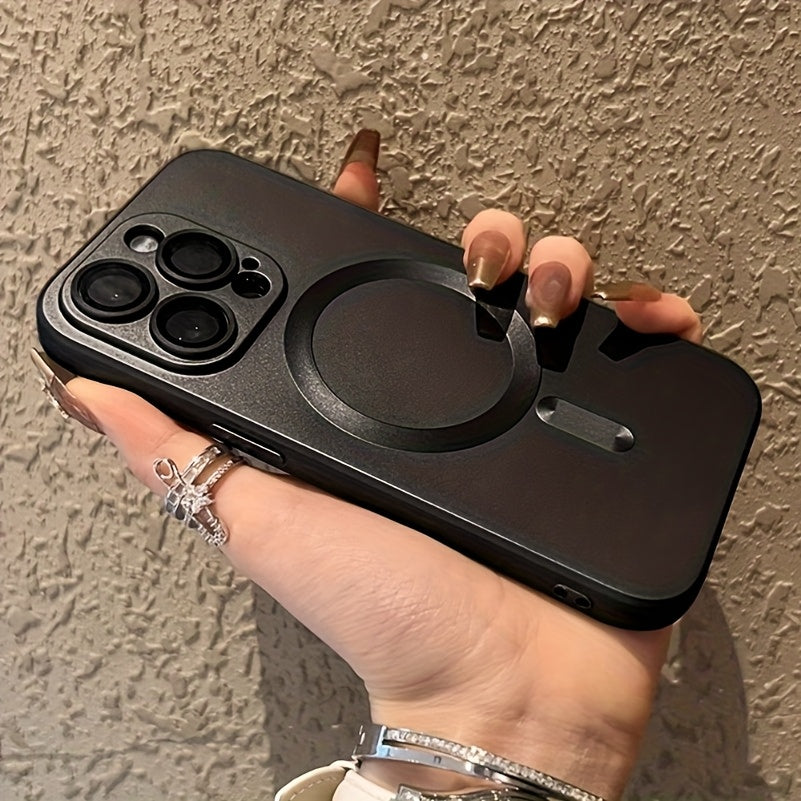 Colorful Candy Shockproof TPU Matte Soft Phone Case, for iPhone 16/ 15/ 14/ 13/ 12/ 11 Plus/ Pro/ Pro Max - Magnetic Matte Bumper Lens Protection Cover - for iPhone Users - Everyday Use - Perfect Gift for Tech Lovers