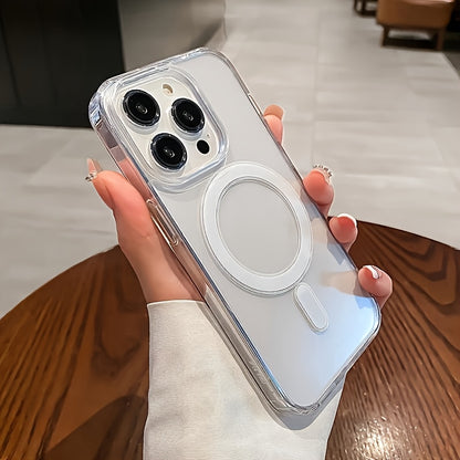 3pcs [1 Phone Cover with 2 Mobile Phone Lanyard]-Magnetic Transparent Phone Case, Supports Wireless Charging, Durable And Sturdy, Classic And Fashionable - Suitable for iPhone 16/15/14/13/12/11 Promax Series Phone Cases