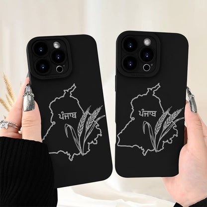 Creative Hot-Selling Map Pattern Soft Black Phone Case, Suitable for iPhone 16/15/14/13/12/XS/XR/X/7/8 Plus/Pro/Max/Mini, Perfect as a Gift for Boyfriend/Girlfriend or Family Members