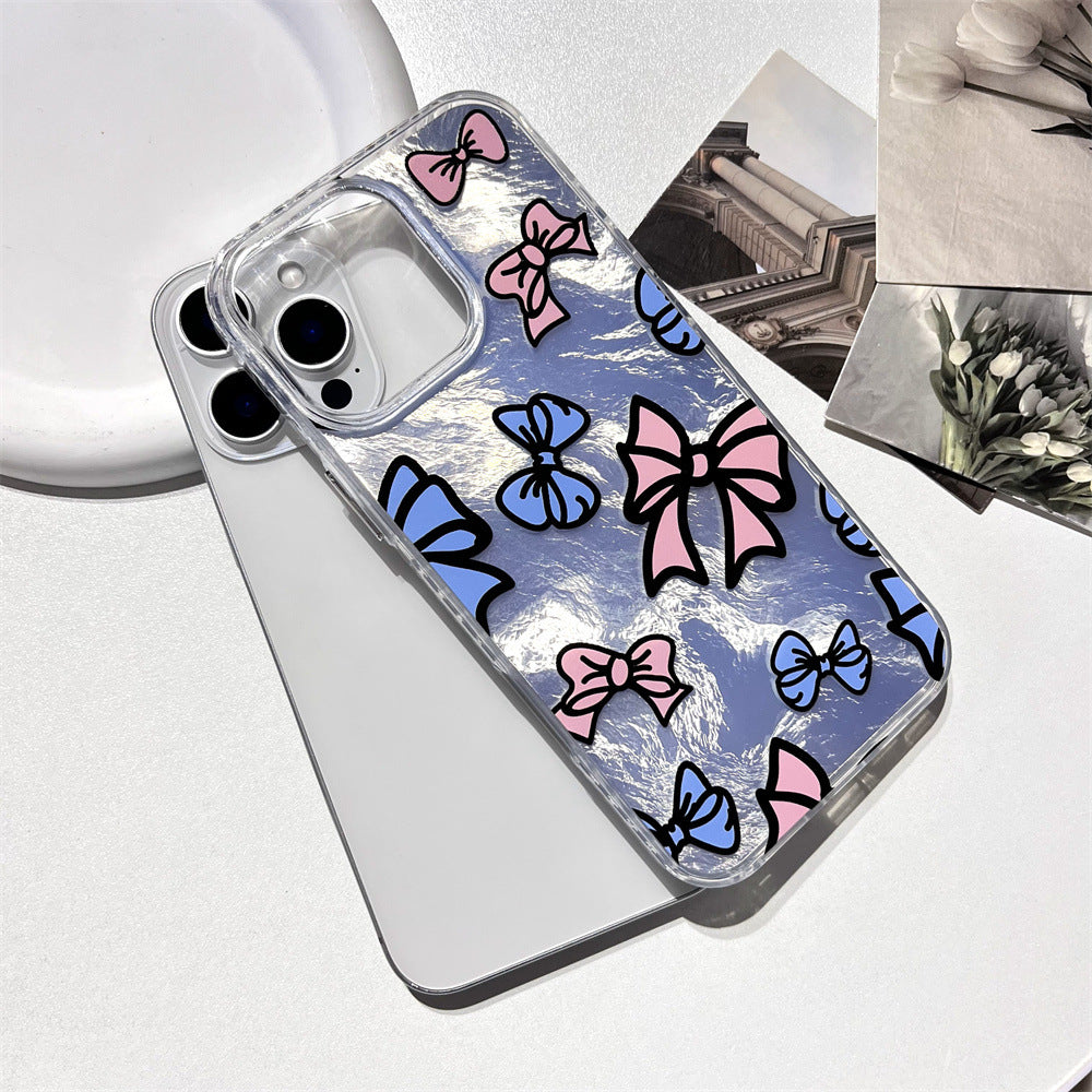 Pink and blue bow | 081