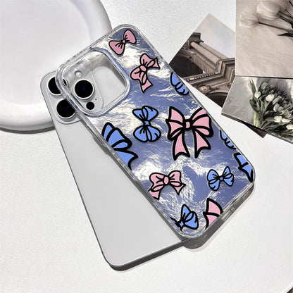 Pink and blue bow | 081