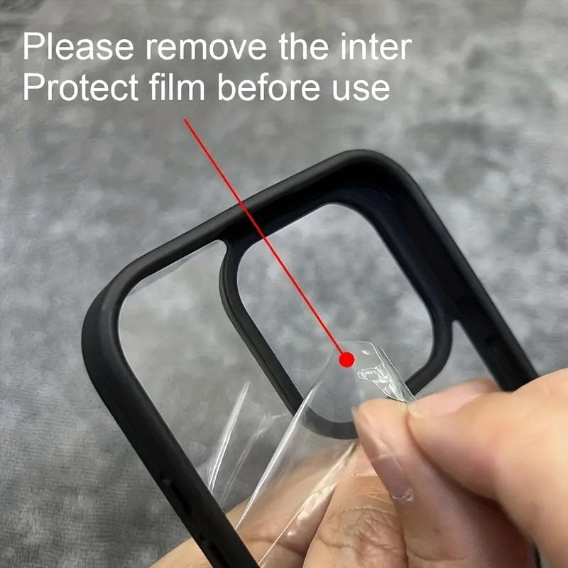 Clear Magnetic Phone Cover Compatible with Iphone Models 16, 15, 14, 13, 12, 11, 7/8/SE2/SE3, Including Mini Versions And Pro Models, Designed to Be Shock-Resistant.
