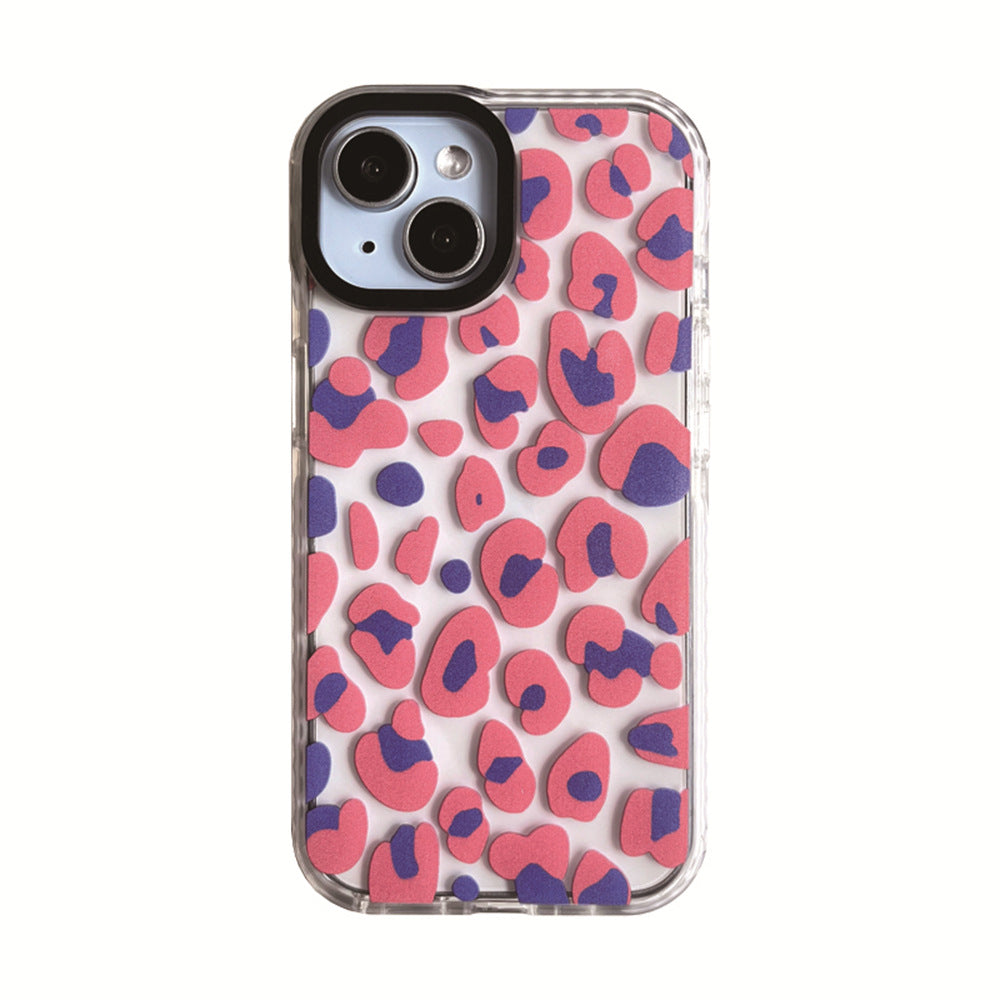 Pink Blue Leopard Print | 028