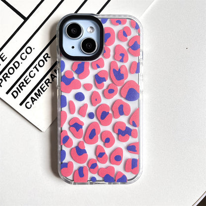 Pink Blue Leopard Print | 028