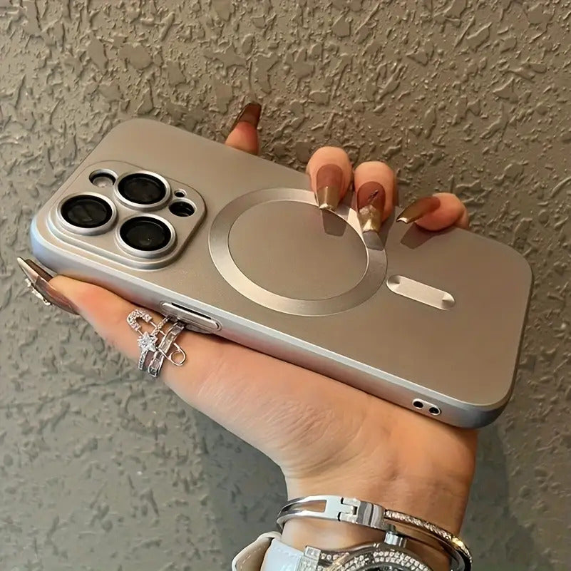 Colorful Candy Shockproof TPU Matte Soft Phone Case, for iPhone 16/ 15/ 14/ 13/ 12/ 11 Plus/ Pro/ Pro Max - Magnetic Matte Bumper Lens Protection Cover - for iPhone Users - Everyday Use - Perfect Gift for Tech Lovers
