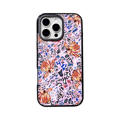 Abstract leopard print flowers | 075