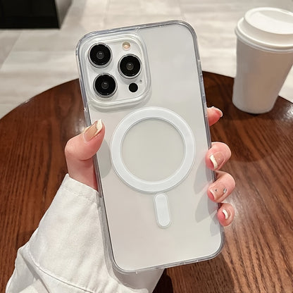 3pcs [1 Phone Cover with 2 Mobile Phone Lanyard]-Magnetic Transparent Phone Case, Supports Wireless Charging, Durable And Sturdy, Classic And Fashionable - Suitable for iPhone 16/15/14/13/12/11 Promax Series Phone Cases