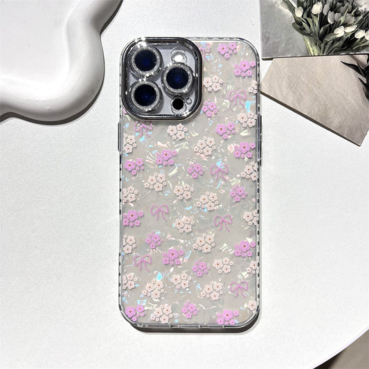 Pink cherry blossom bow | 121