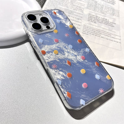 Colorful geometric polka dots | 091
