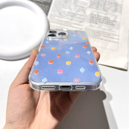 Colorful geometric polka dots | 091