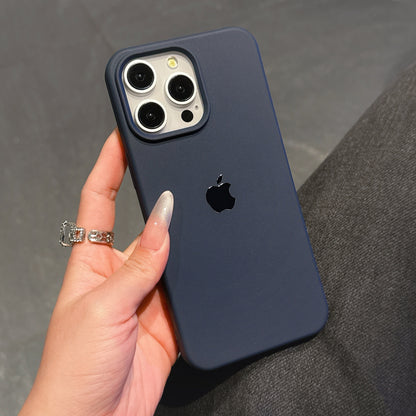 Imitation Silicone Large Hole+ Label Compatible with 16 Pro, 15 Pro Full Coverage Ultra-thin Minimalist 14 Pro High-end Feel Anti-fingerprint 13 Pro
