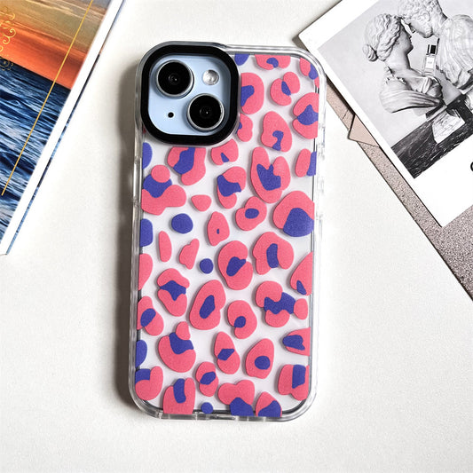 Pink Blue Leopard Print | 028