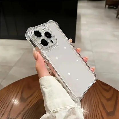 [Clear Bumper Case] Shock-Resistant Clear Bumper Case for iPhone Models 16, 15, 14, 13, 12, 11 Pro Max, X, Xs Max, Xr, 8, 7 Plus | High-End TPU Protection