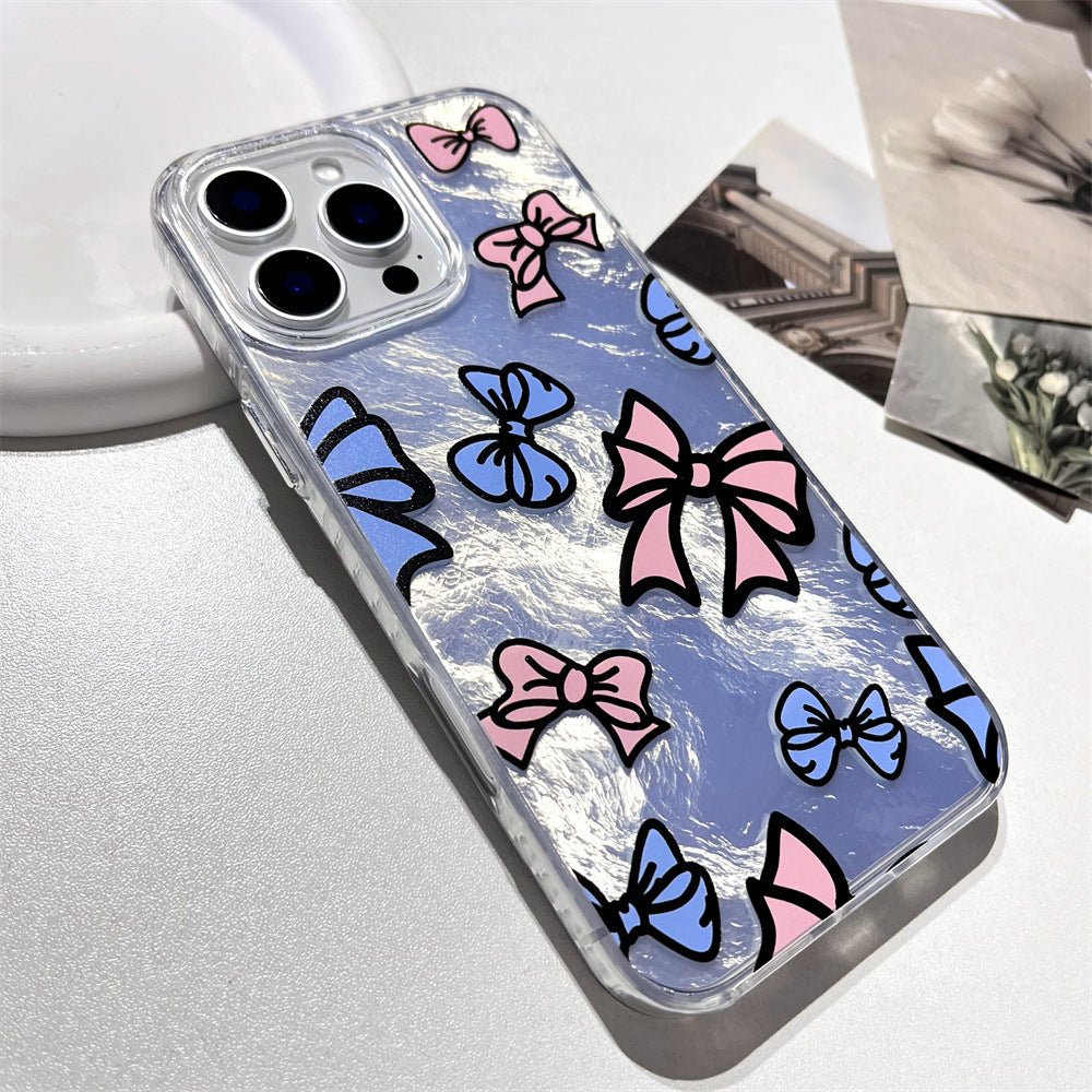 Pink and blue bow | 081