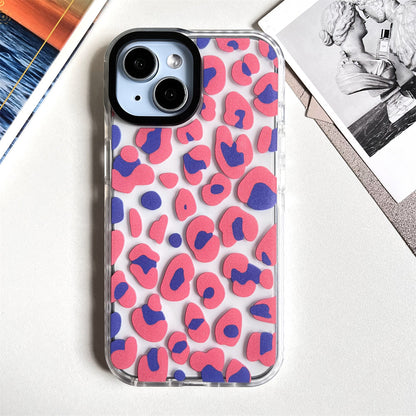 Pink Blue Leopard Print | 028