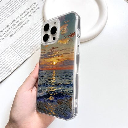 Artistic Oil Painting Sunset by the Sea | 052