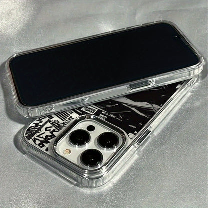 Parallel Racing Mobile Phone Case for iPhone 16, Suitable for iPhone 16 Pro Max/16Plus/16Pro/iPhone 15 Pro Max/15Plus/15Pro/14Plus/14Promax/14Pro/iPhone13 Pro Max/13Pro/12Pro/12ProMax/11ProMax/11Pro/iPhone 11 Soft Shell, iPhone XS Anti-fall 8 Plus/7 Plus