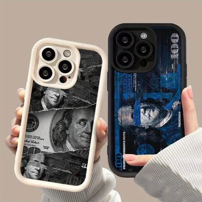 for iPhone 16 Deconstructed dollar phone case Franklin anti-fall case Wrong version printing ins style Multi-camera compatible with trendy people Digital currency concept accessories Put on a high-end coat for your beloved mobile phone, and also let your