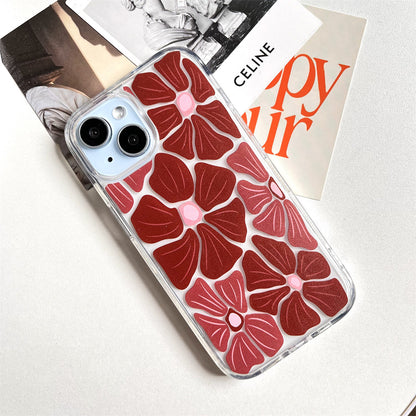Screen full of large red flowers | 109