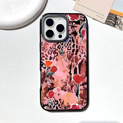 Brown leopard print tulip | 071