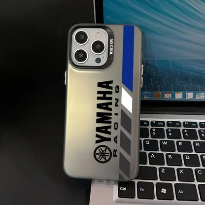 1 Stylish Luxury Motorcycle Racing IMD Shockproof Anti-Slip Phone Case, Compatible with iPhone 16/11/13/15/15 Plus/15 Pro/15 Pro Max/12/14 Pro Max/11 Pro Max/12 Pro/12 Pro Max/13 Pro/13 Pro Max/14 Pro/14 Plus - Matte Black Back Cover ~IMD Material - Speed